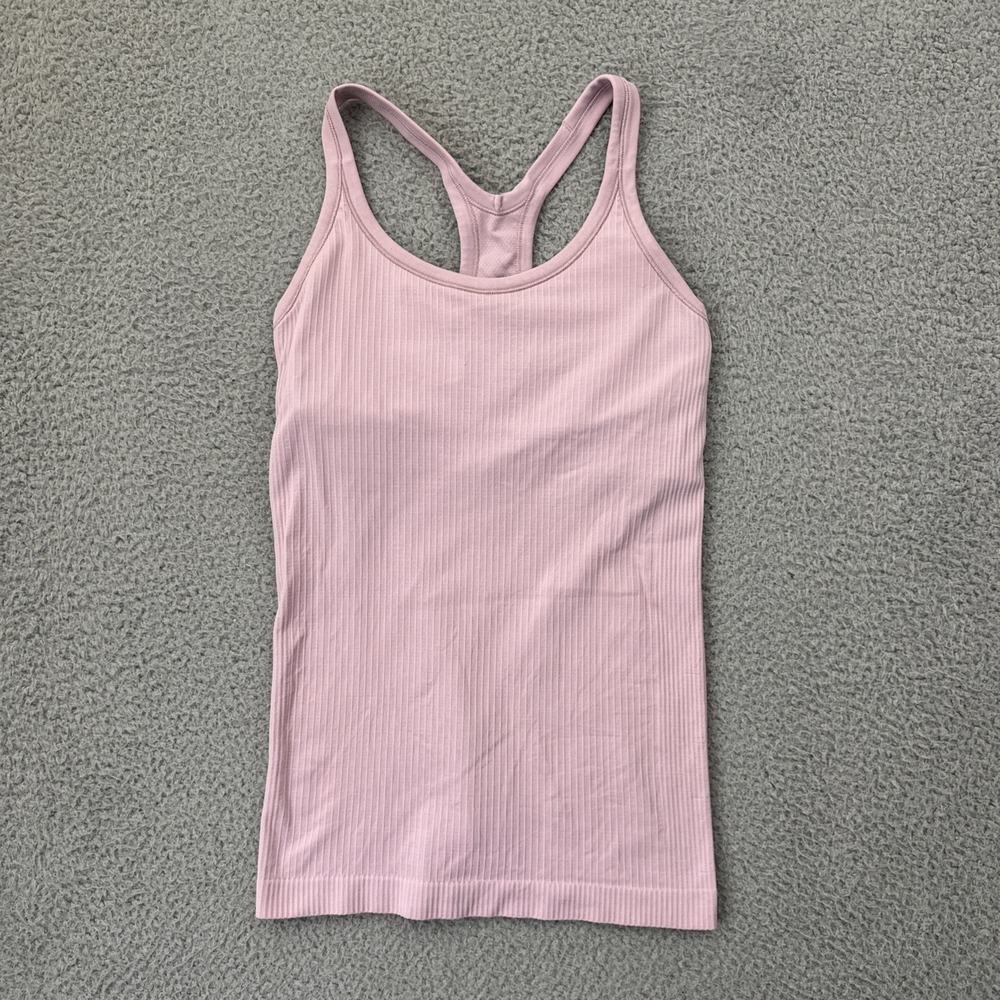 Lululemon Ebb To Street Tank Top Rose Blush Athletic Athleisure Yoga Women's 6